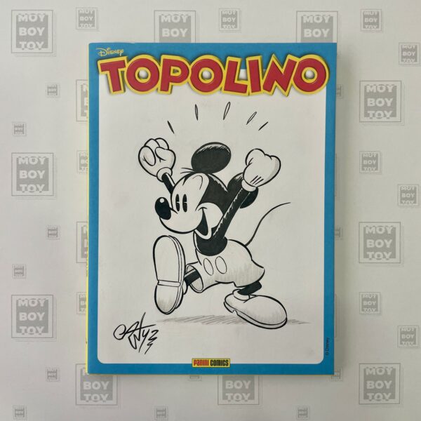 Casty, chine su white cover Topolino