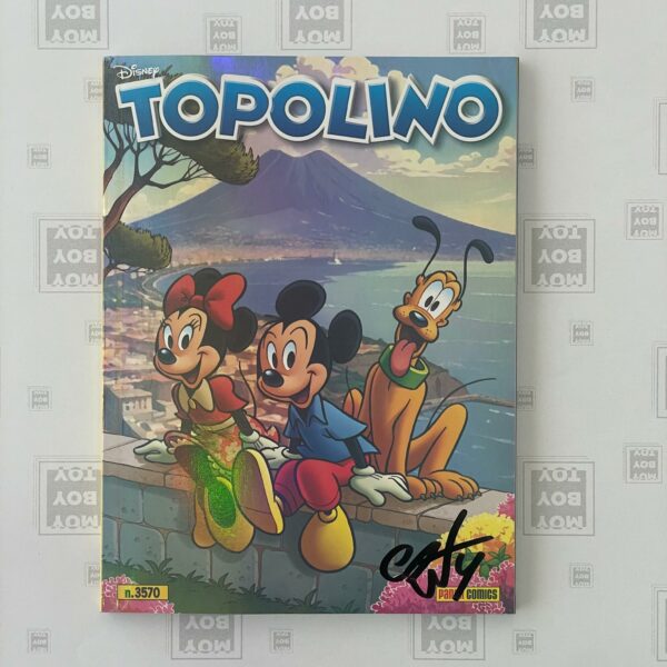 Topolino 3570 firmato da Casty con doodle (Variant Napoli Comicon 2024)