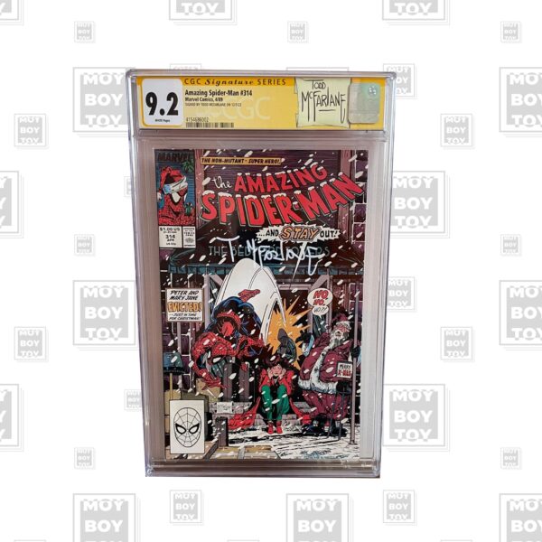 Amazing Spider-man #314 Firmato da Todd McFarlane CGC Signature Series 9.2