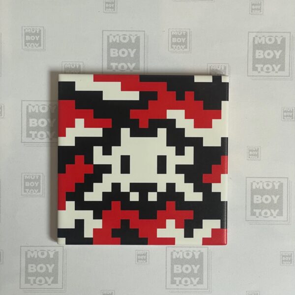 Space Invader - Invader Space Tile 2024 Red