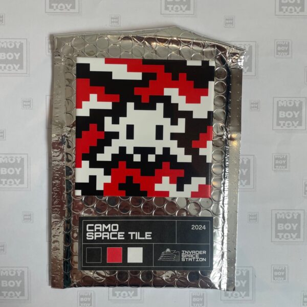 Space Invader - Invader Space Tile 2024 Red