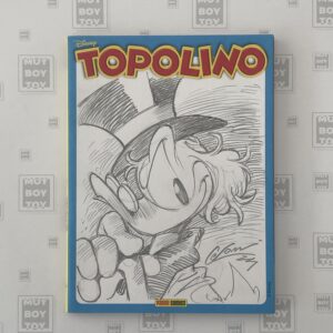 Fabio Celoni - illustrazione originale a matita su Topolino variant White Cover Sovracoperta