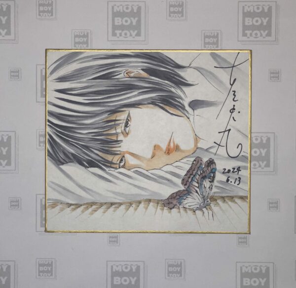 Usamaru Furuya - Shikishi originale a colori Lo Squalificato