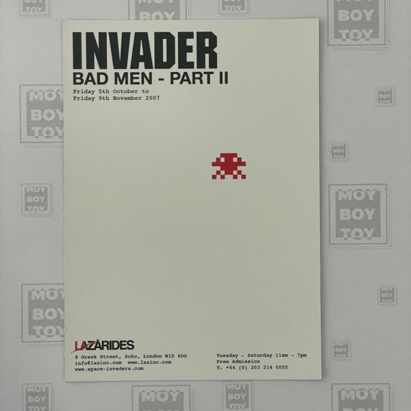 Space Invader - Bad Men Part II Showcard