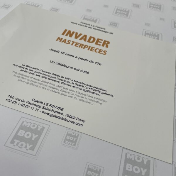 Space Invader - Showcard Masterpieces