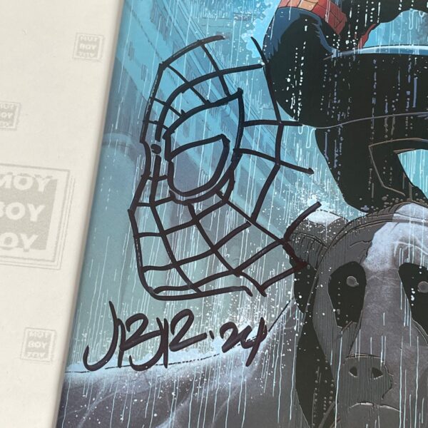 Amazing Spider-Man #41/841 variant "Comicon" con remarque di John Romita Jr e firma di Giuseppe Camuncoli