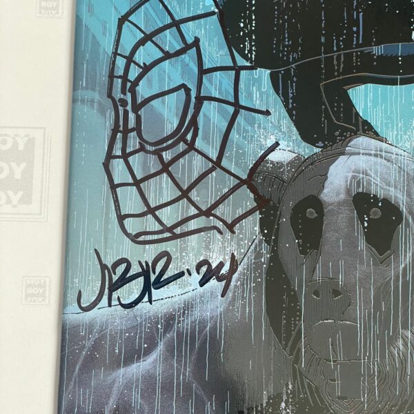 Amazing Spider-Man #41/841 variant "Comicon" con remarque di John Romita Jr e firma di Giuseppe Camuncoli