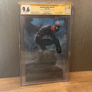 Amazing Spider-man #41/841 variant "Comicon" con firma e remarque di John Romita Jr CGC Signature Series 9.6